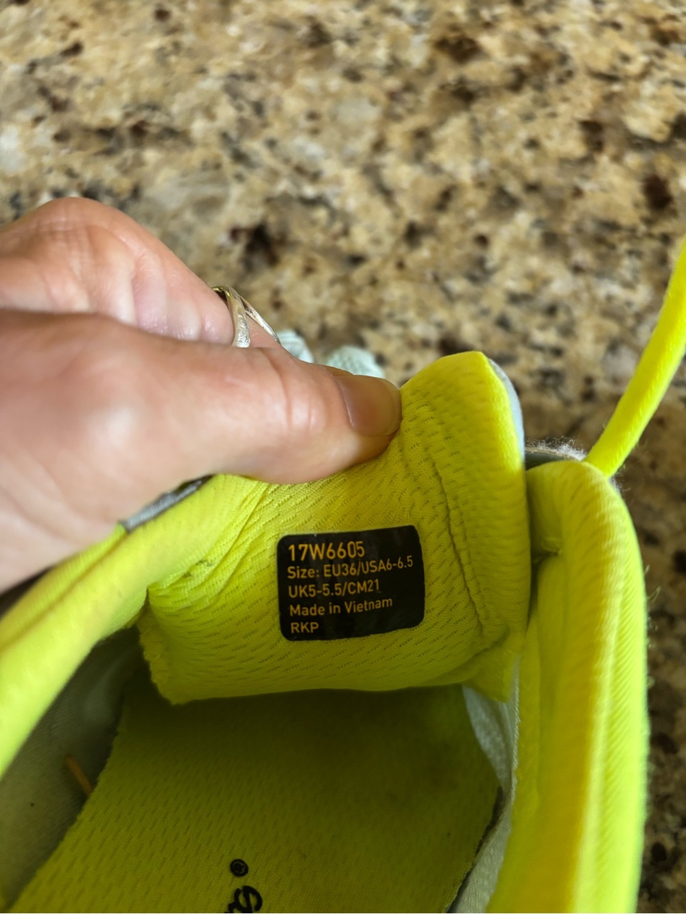 Vibram FiveFingers Pale Green with Neon Yellow Accents - Picture 5 of 5